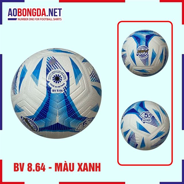 Quả Bóng Đá BH số 5 8.64 Xanh