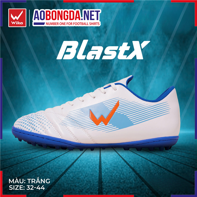 Giày Bóng Đá Wika Blast X Trắng