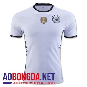 Áo bóng đá đội tuyển Đức trắng 4 sao sân nhà mùa Euro 2016-2017