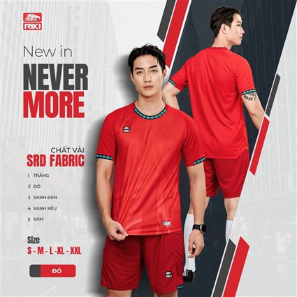 Áo Không Logo Riki Nevermore Đỏ