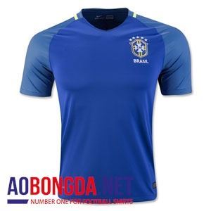 Áo Bóng Đá Brazil xanh sân khách mùa giải 2016 -  2017