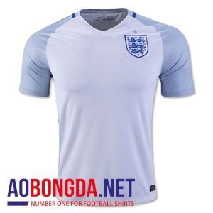 Áo bóng đá đội tuyển Anh mùa giải Euro 2016 2017 mẫu sân nhà trắng