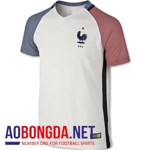 Áo bóng đá đội tuyển Pháp mùa giải Euro trắng sân khách 2016-2017