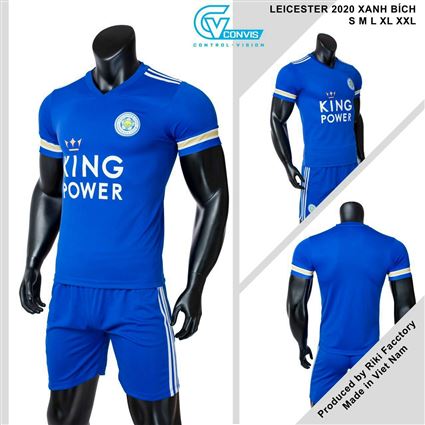 Áo Leicester xanh sân nhà 2020-2022