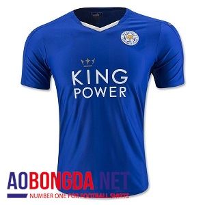 Áo câu lạc bộ 2017 Leicester City mẫu sân nhà màu xanh
