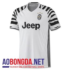 Mẫu áo bóng đá banh Juventus trắng sân khách mùa giải 2016 2017