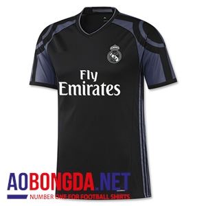 Mẫu áo Real madrid đen ghi sân khách c1 mùa giải 2016 2017