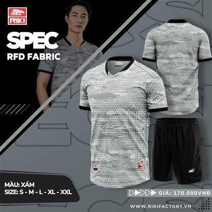 Áo Không Logo Riki Spec xám