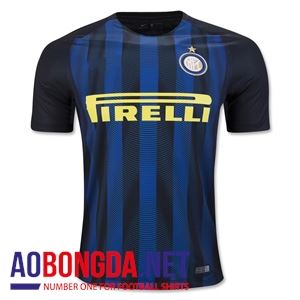 Mẫu áo Inter Milan 2017 sọc xanh đen sân nhà