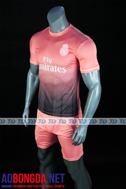 Áo Bóng Đá Real Madrid Fan Jersey hồng 2019 - 2020
