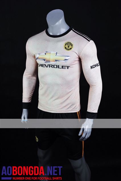Áo Bóng Đá Manchester United vàng cam dài tay sân khách 2019-2020