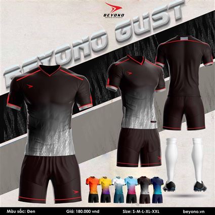 Áo bóng đá Beyono Gust Đen