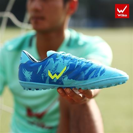 Giày Bóng Đá Wika Army xanh 1