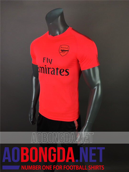 Áo Arsenal Hồng Cam 2017-2018