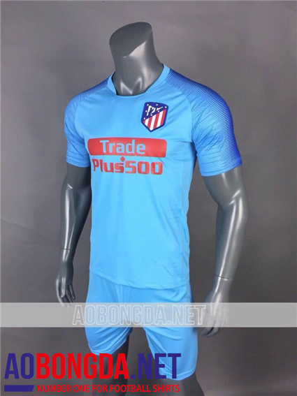Áo bóng đá Atl Madrid xanh ngọc mùa giải 2018-2019