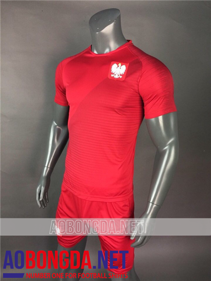 Áo Bóng Đá Ba Lan đỏ World Cup 2018-2019