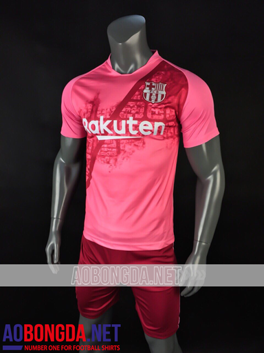 Áo Bóng Đá Barca hồng mùa giải 2018-2019