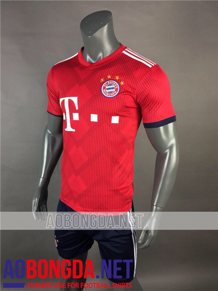 Áo Bóng Đá Bayern Đỏ mùa giải 2018-2019