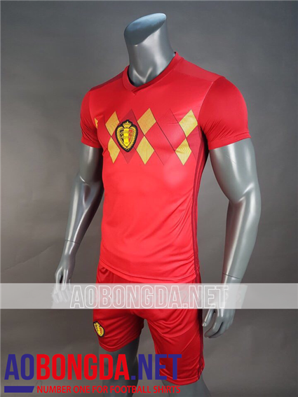 Áo Bóng Đá Bỉ Đỏ World Cup 2018-2019