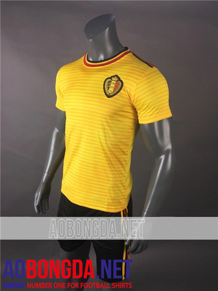 Áo Bóng Đá Bỉ Vàng World Cup 2018-2019