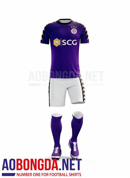 Áo Bóng Đá CLB Hà Nội FC tím mùa giải 2017-2018