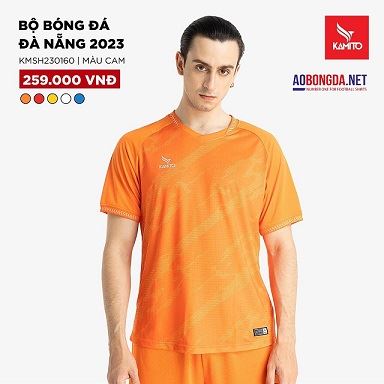 Áo Bóng Đá không Logo Kamito Đà Nẵng Cam 2023
