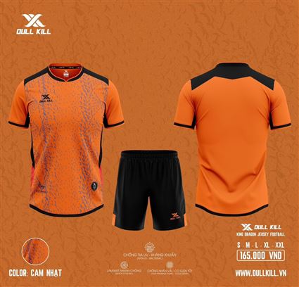 Áo Bóng Đá không Logo Dullkill King Cam