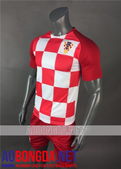 Áo Bóng Đá Croatia đỏ trắng World Cup 2018-2019