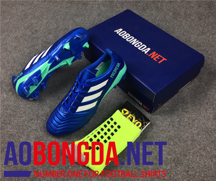 Giầy Bóng Đá Predator FG xanh dương