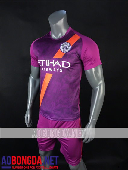 Áo Bóng Đá Manchester City tím mùa giải 2018-2019