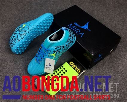 Giầy Bóng Đá Mira xanh ngọc đen