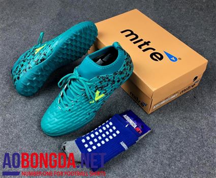 Giầy Bóng Đá Mitre 170051 xanh ngọc đen