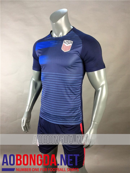 Áo Bóng Đá Mỹ đen World Cup 2018-2019