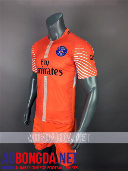 Áo Bóng Đá PSG cam mùa giải 2017-2018