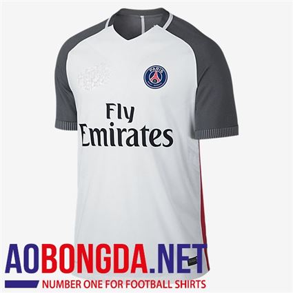 Mẫu áo đấu PSG 2017 trắng sân khách