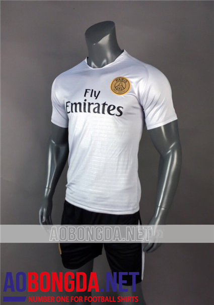 Áo Bóng Đá PSG trắng mùa giải 2018-2019