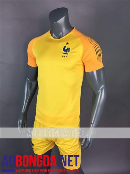 Áo Bóng Đá Pháp vàng World Cup 2018-2019