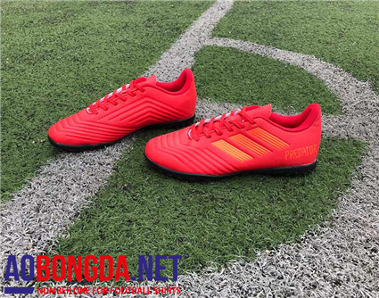 Giầy Bóng Đá Predator Thấp Cổ Đỏ