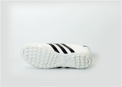 Giầy Bóng Đá phủi CT3 trắng sọc đen 2