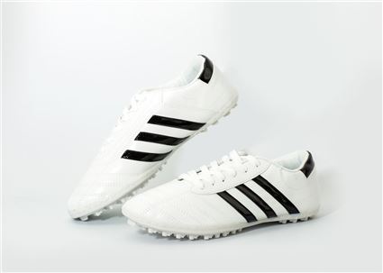 Giầy Bóng Đá phủi CT3 trắng sọc đen 5