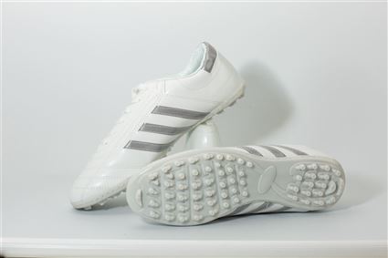 Giầy Bóng Đá phủi CT3 trắng sọc bạc 2