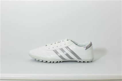 Giầy Bóng Đá phủi CT3 trắng sọc bạc 5