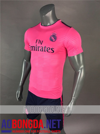 Áo bóng đá Real Madrid hồng mùa giải 2018-2019