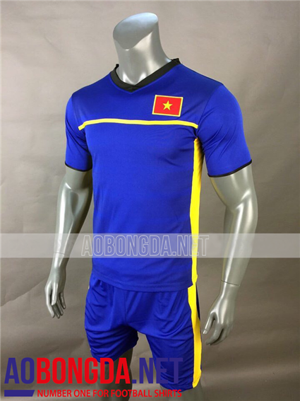 Áo bóng đá U23 Việt Nam tập xanh 2018