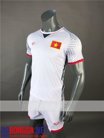 Áo bóng đá U23 Việt Nam trắng AFF Cup 2018
