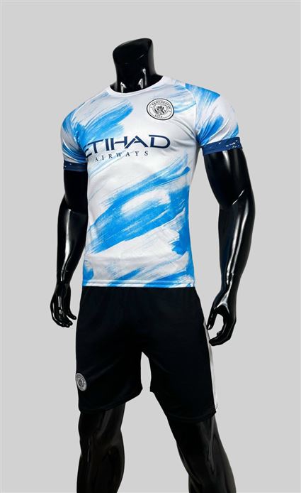 Áo Bóng Đá Manchester City Trắng Biển Tập 2022-2023