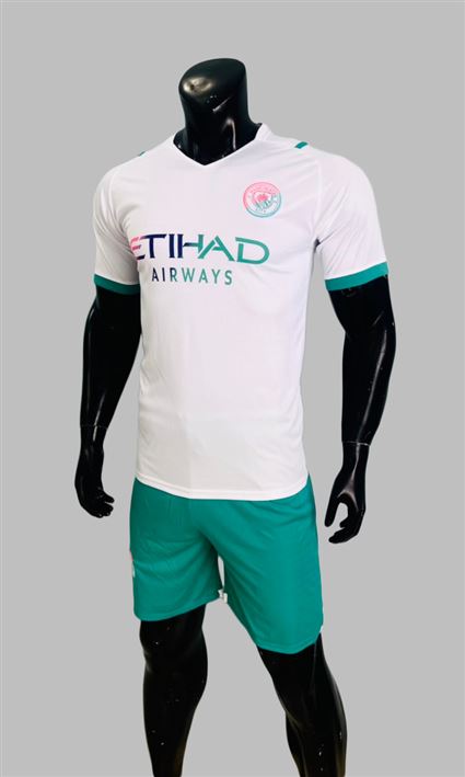 Áo Bóng Đá Manchester City Trắng Sân Khách 2021-2022
