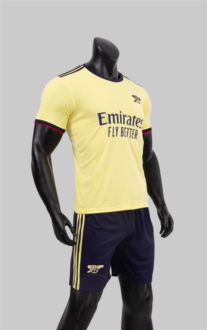 Áo Bóng Đá CLB Arsenal vàng sân khách mùa giải 2021-2022