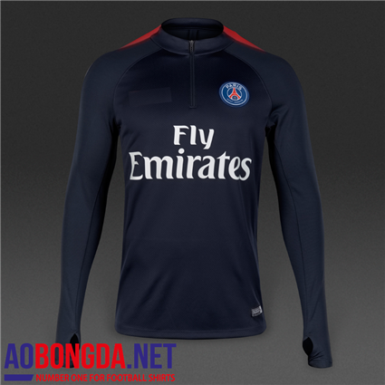 Áo PSG 2017, áo đấu PSG 2017 dài tay màu tím than