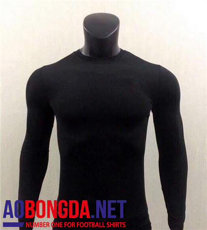 Áo lót bóng đá Body thể thao dài tay  đen